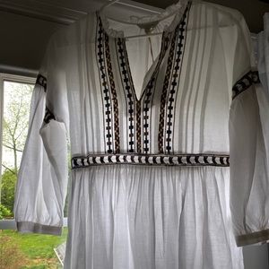 Lucky Brand Embroidered Shirt NWT